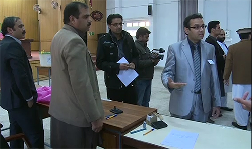 اسلام آباد میں مخصوص نشستوں پر پولنگ جاری‘ میڈیا کوریج پر پابندی