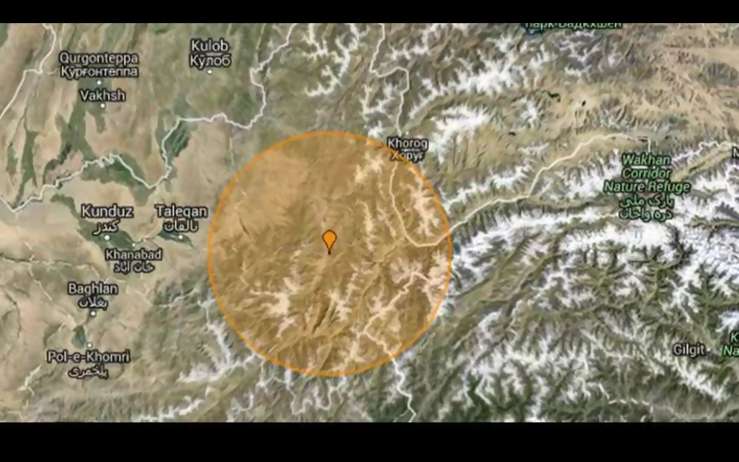 اسلام آباد، پشاور اور آزاد کشمیر سمیت کئی شہروں میں زلزلے، شدت پانچ اعشاریہ نو، گہرائی چورانوے کلومیٹر