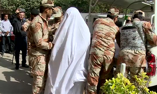 کراچی : رینجرز کے سرچ آُپریشن میں 4افراد گرفتار