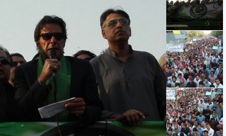 حکمرانوں کو  جمہوریت کی سمجھ نہیں ، بندوق اور ڈنڈوں سے مسائل حل نہیں ہونگے : عمران خان