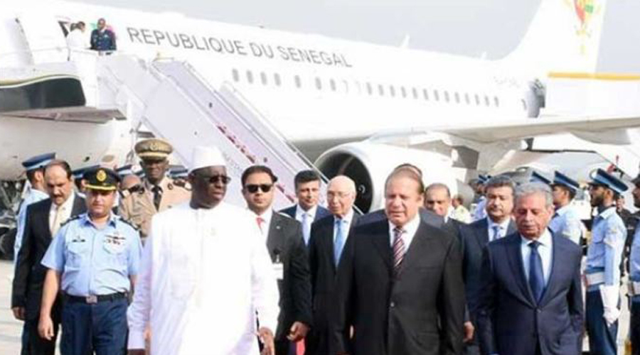 سینیگال کے صدر میکیسال دو روزہ سرکاری دورے پر اسلام آباد پہنچے گئے 