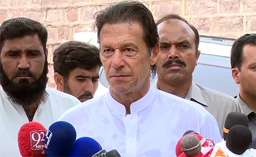 حکومت نے احتجاج میں رکاوٹ ڈالی تو ردعمل انتہائی سخت ہو گا : عمران خان