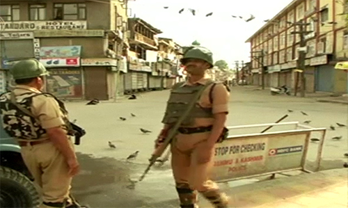 مقبوضہ کشمیر میں کرفیو 65ویں روز میں داخل ہو گیا‘ مارکیٹیں بند