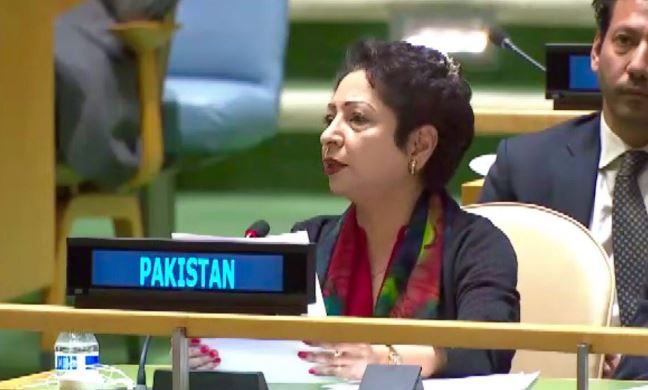 بھارت کی مقبوضہ کشمیر اورپاکستان میں سرگرمیوں کے دستاویزی ثبوت اقوام متحدہ کو دیدیئے ہیں : ملیحہ لودھی