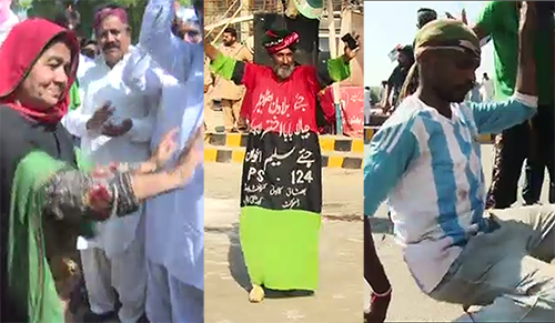 پیپلزپارٹی کی سلام شہداءریلی، کراچی جیالوں کے رنگ میں رنگ گیا