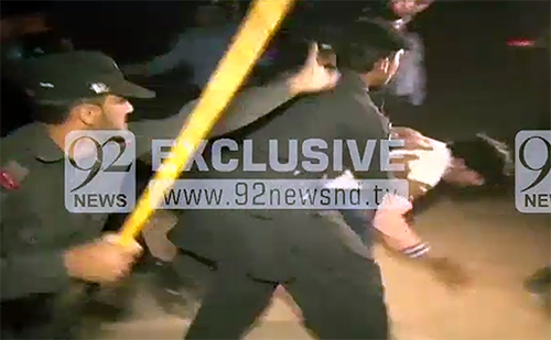 اسلام آباد پولیس کا پی ٹی آئی یوتھ ورکرز کنونشن پر دھاوا‘ 200 کارکن گرفتار