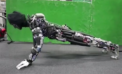 جاپانی ماہرین نے پش اپس لگانے والے ہیومینائیڈ روبوٹس تیار کر لیے