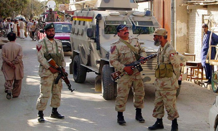 کوئٹہ : دہشتگردوں کی فائرنگ سے تین ایف سی جوان اور ایک پولیس اہلکار شہید