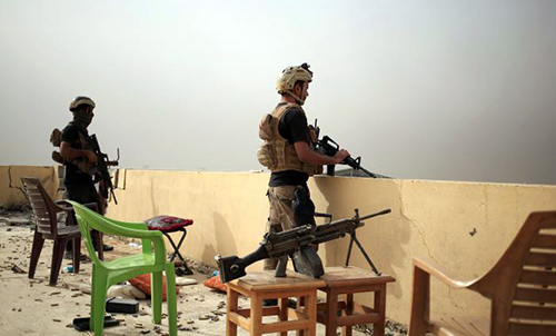موصل : عراقی فوج نے سرکاری ٹی وی کی عمارت کا کنٹرول سنبھال لیا