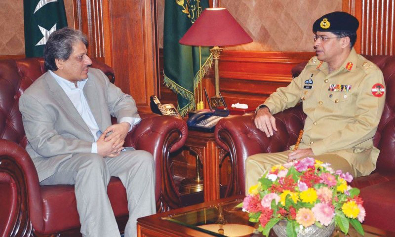گورنر سندھ سے کورکمانڈر کراچی کی ملاقات ، اہم امور پر تبادلہ خیال