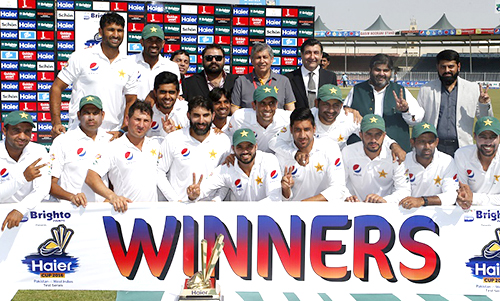 پاکستان نے ویسٹ انڈیز کیخلاف ٹیسٹ سیریز 2-1 سے جیت لی