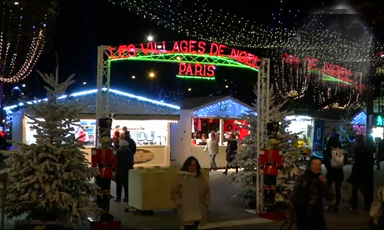 پیرس کا دل خیابان شانزے لیزے کرسمس کے جشن کے لئے رنگ ونور میں نہاگیا