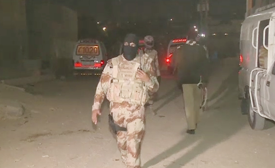 کراچی ، رینجرز اورسی ٹی ڈی کی کارروائی ، 3 دہشتگرد ہلاک
