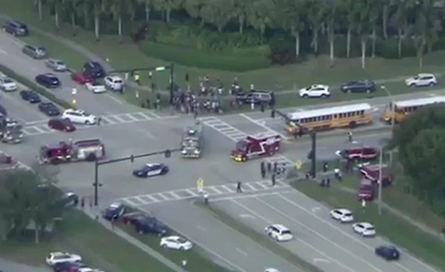امریکی ریاست فلوریڈا کے اسکول میں فائرنگ ، 17 افراد ہلاک ، متعدد زخمی