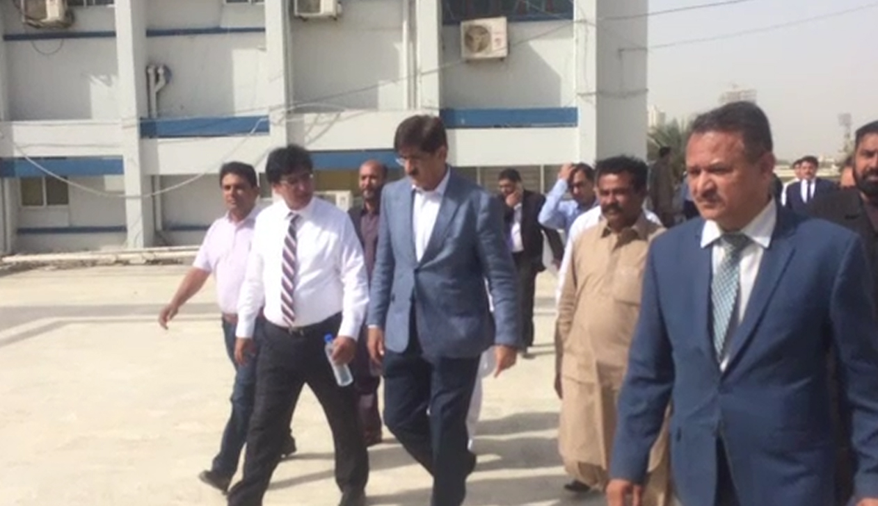 کراچی ، وزیر اعلیٰ سندھ سید مراد علی شاہ کا قومی ادارہ برائے صحت اطفال کا دورہ