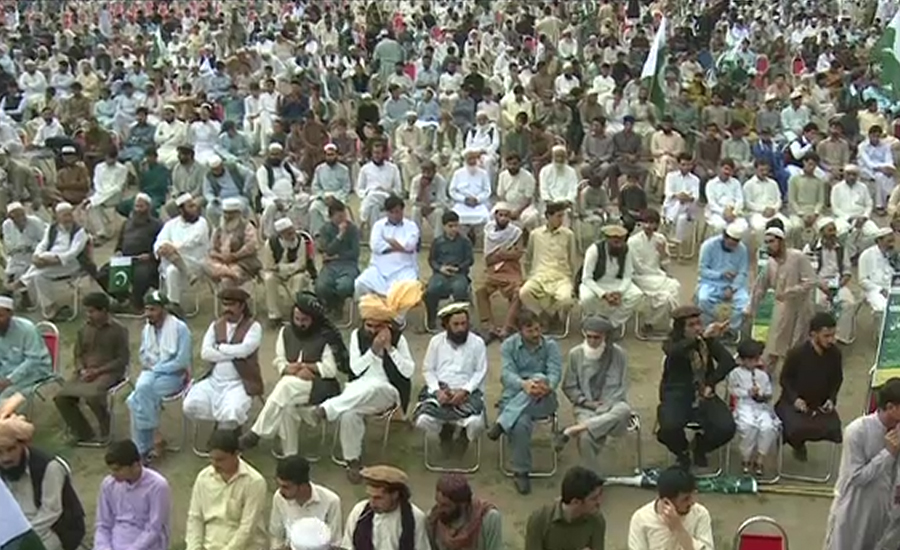 پشاورمیں پاکستان زندہ باد موومنٹ کا جلسہ،عائشہ گلہ لئی و دیگر کا خطاب