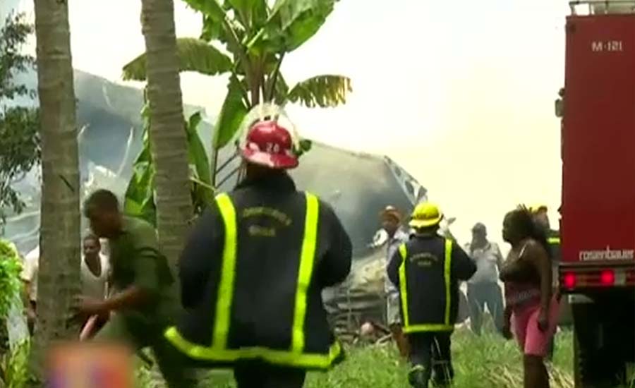 کیوبا میں بوئنگ737 میں مسافر طیارہ گر کر تباہ، 100 سے زائد مسافر ہلاک