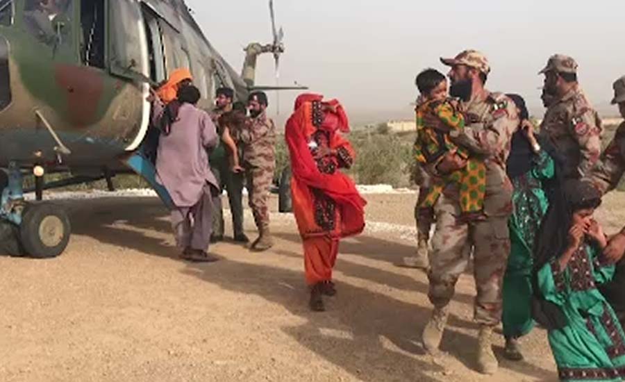 آواران کے دور دراز علاقوں میں پاک فوج کا امدادی آپریشن جاری