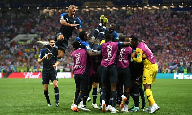 فرانس کروشیا کو ہرا کر دوسری مرتبہ فیفاورلڈ کپ کا چیمپئن بن گیا