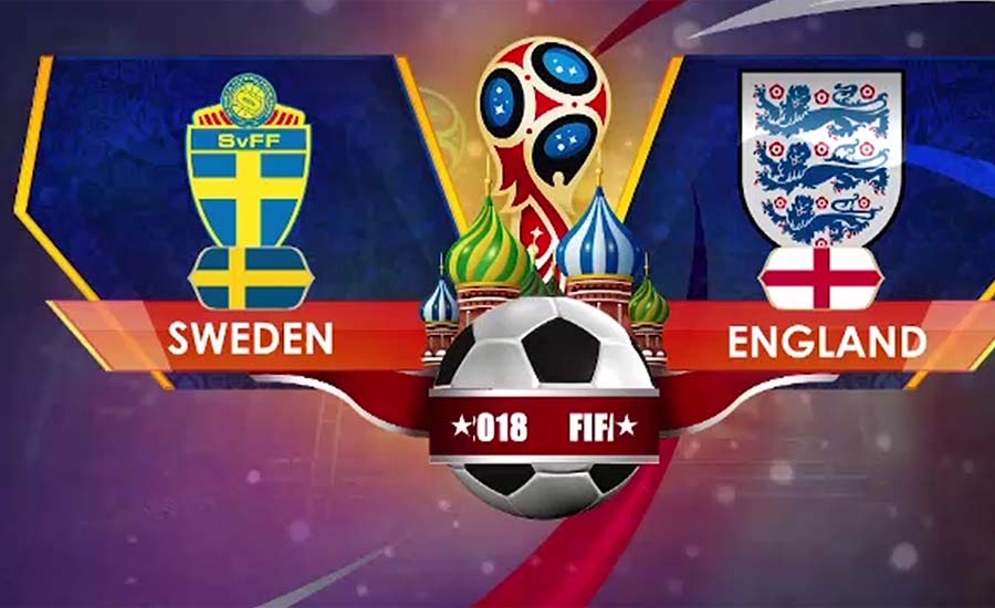فیفا ورلڈ کپ ، انگلینڈ کی ٹیم سویڈن کیخلاف میدان میں اترے گی