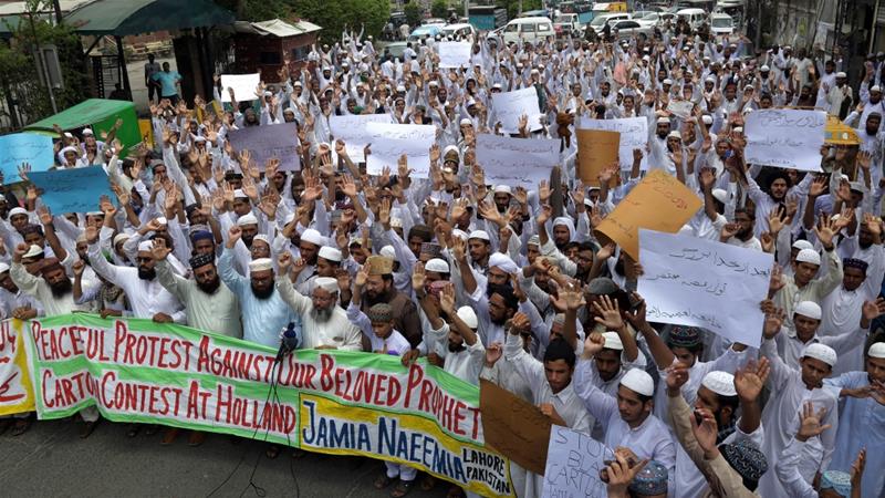 مسلمانوں کے احتجاج کے بعد ہالینڈ میں گستاخانہ خاکوں کا مقابلہ منسوخ