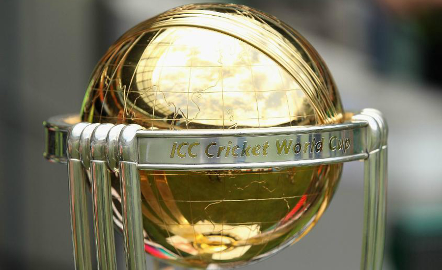 کرکٹ ورلڈ کپ 2019 کی ٹرافی 3اکتوبر کو پاکستان میں رونمائی کیلئے پیش کی جائیگی