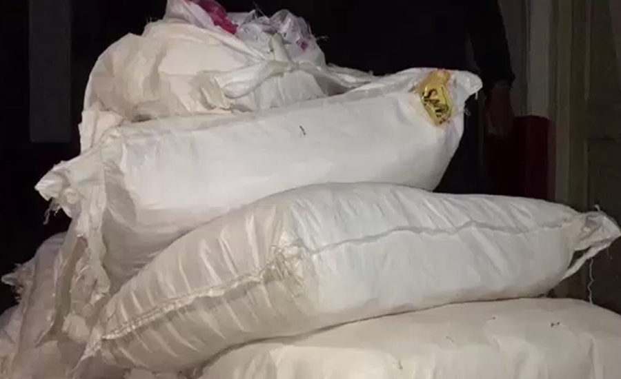 بدین ، پولیس کا سی آئی اے سینٹر پر چھاپہ، منشیات سے بھری 14بوریاں برآمد