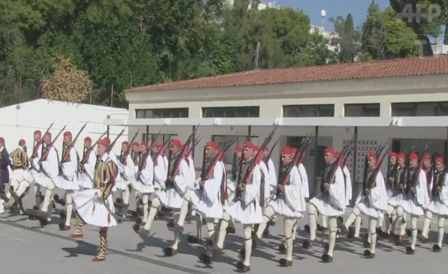 یونان میں فوجی دستے کی 150ویں سالگرہ کے موقع پر تقریب