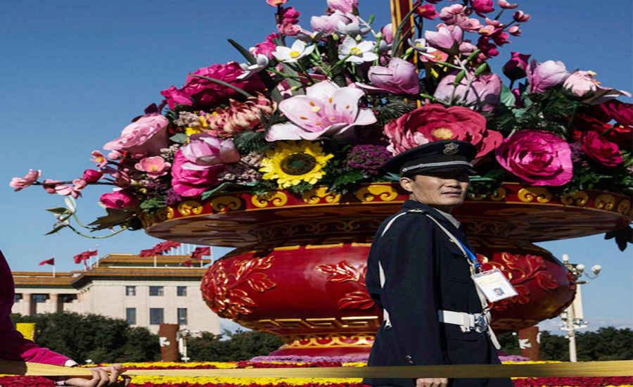 چین ، قومی دن کی آمد سے قبل تیاریاں عروج پر پہنچ گئیں