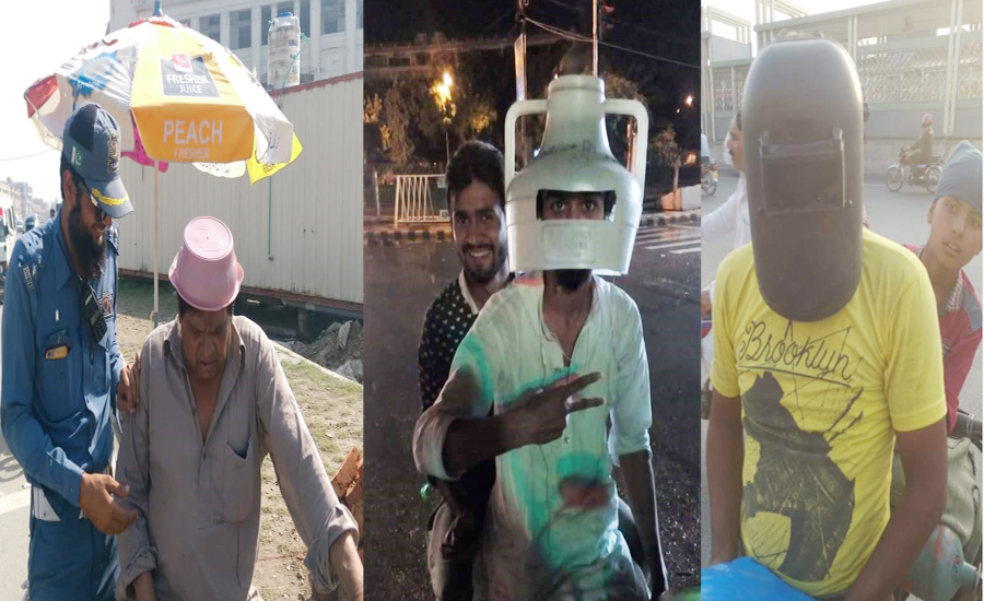 لاہور میں ہیلمٹ کی مختلف اقسام سامنے آگئیں