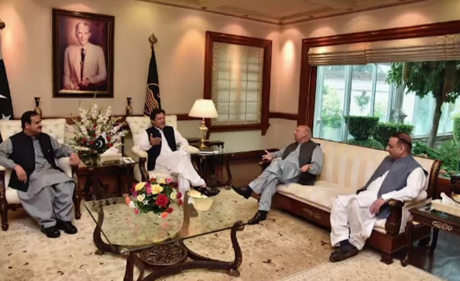 لاہور،وزیراعظم سے گورنر اور وزیراعلیٰ پنجاب کی ملاقاتیں ، 100روزہ پلان پر غور