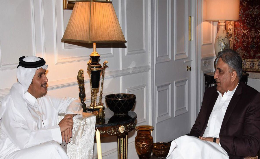 آرمی چیف سے قطر کے نائب وزیر اعظم اور وزیر خارجہ کی ملاقات