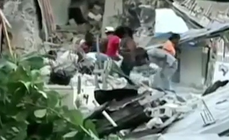 لاطینی امریکہ کے ملک ہیٹی میں 5.9شدت کا زلزلہ ، 12افراد ہلاک،135زخمی