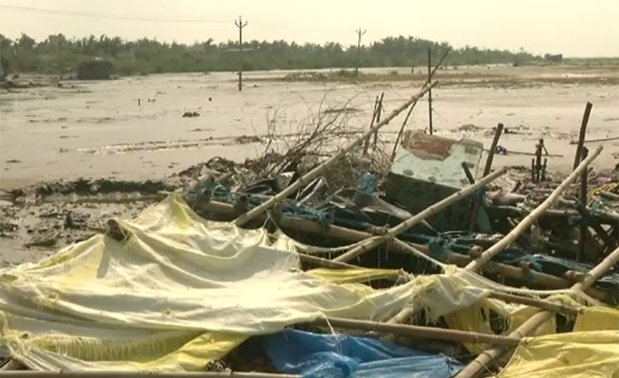 سمندری طوفان گاجا سے ہلاکتوں کی تعداد پینتالیس ہو گئی
