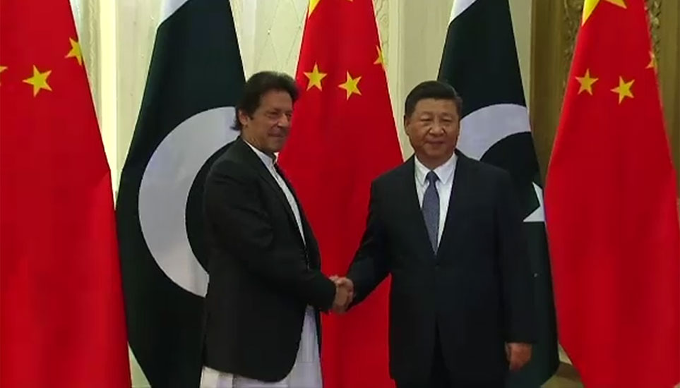 عمران خان اور چین کے صدر شی چن پنگ کے درمیان وفود کی سطح پر مذاکرات