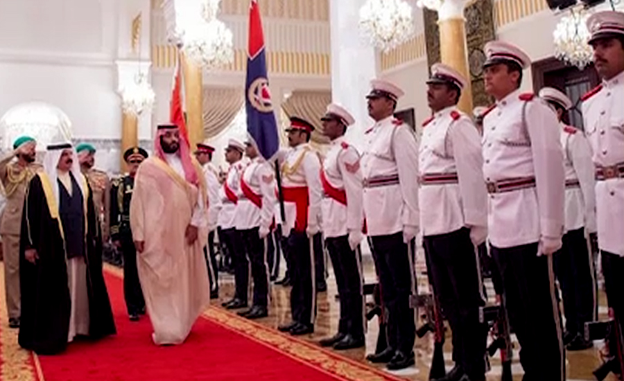 سعودی ولی عہد شہزادہ محمد بن سلمان بحرین پہنچ گئے