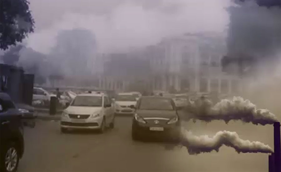 لاہور ، شہر کے مختلف علاقوں میں سموگ خطرناک حد کو چھونے لگی