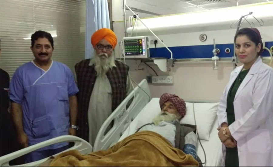 سکھ یاتری کو راولپنڈی اسپتال میں ڈاکٹروں نے مفت اسٹنٹ ڈال دیا