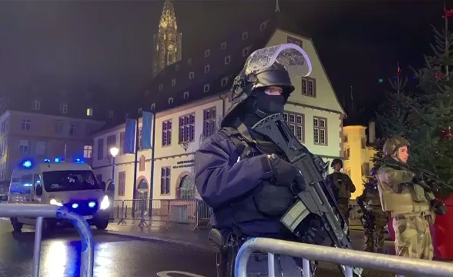 فرانس ، سٹراس برگ کا حملہ آور سرچ آپریشن کے دوران پولیس کی فائرنگ سے ہلاک