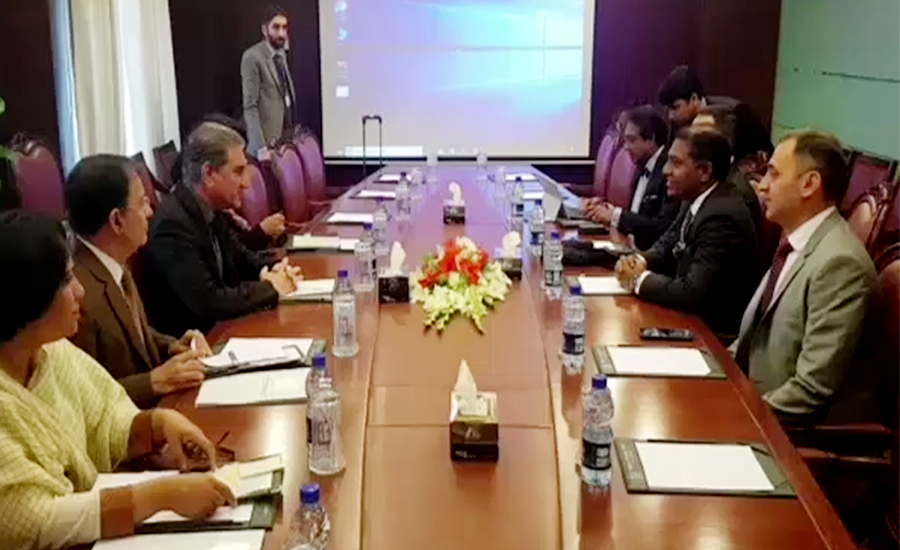 وزیر خارجہ شاہ محمود قریشی سے  ملائیشیا کی نجی کمپنی کے سربراہ کی ملاقات