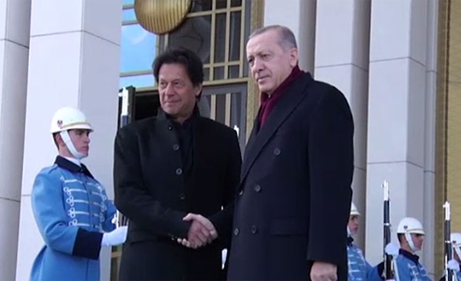 وزیر اعظم عمران خان کی ترک صدر طیب اردوان سے ملاقات