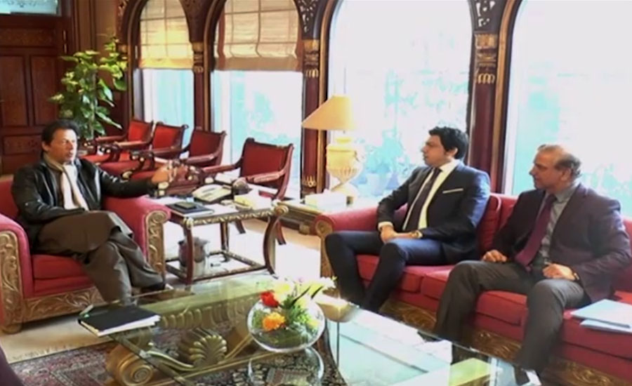 وزیر اعظم سے وفاقی وزیرفیصل واوڈا کی ملاقات ،آبی وسائل پر تبادلہ خیال