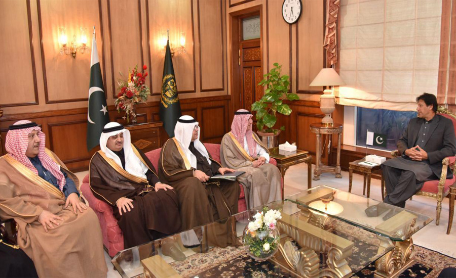 وزیر اعظم عمران خان سے سعودی وزیر مملکت برائے خارجہ امور عادل الجبیر کی ملاقات