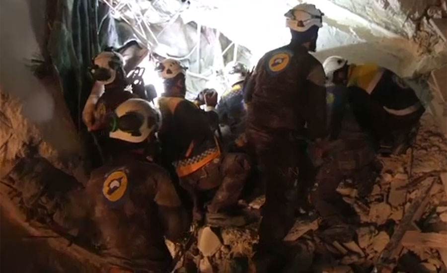 شامی صوبے ادلب میں روسی طیاروں کی بمباری ، چھ بچوں سمیت تیرہ افراد ہلاک