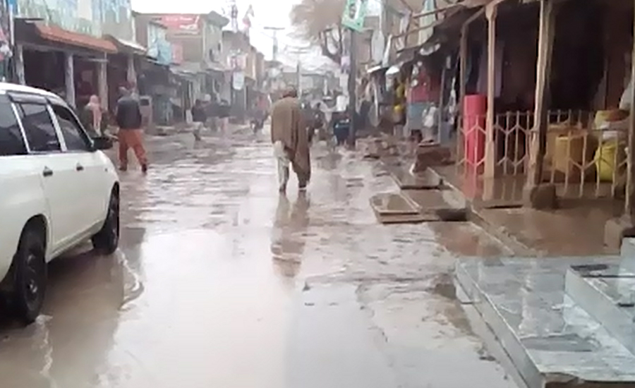 بلوچستان میں بارشوں کا نیا سلسلہ داخل ،  مختلف علاقوں میں بارش اور برفباری جاری