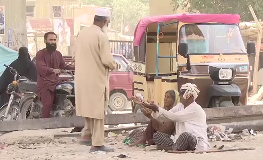 کراچی ، ماہ مقدس رمضان المبارک سے قبل ہی پیشہ ور بھکاریوں نے ڈیرے ڈال لیے