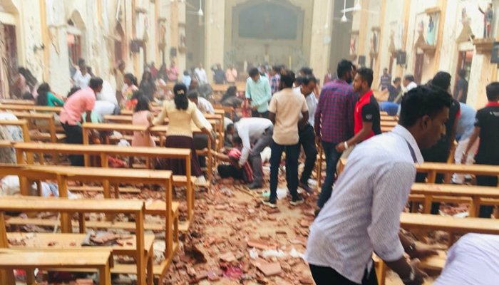 سری لنکا ، ایسٹر پر گرجا گھروں اور ہوٹلوں میں 7دھماکے ، 215 افراد ‏ہلاک