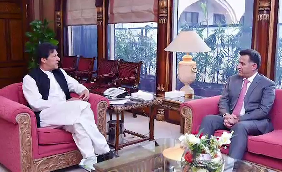 وزیر اعظم عمران خان سے نئے ڈی جی آئی ایس آئی لیفٹیننٹ جنرل فیض حمید کی ملاقات