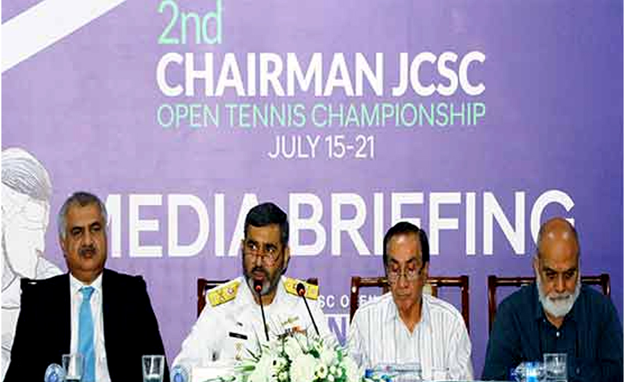 جوائنٹ چیفس آف سٹاف کمیٹی ٹینس چیمپئن شپ 15 جولائی سے شروع ہوگی
