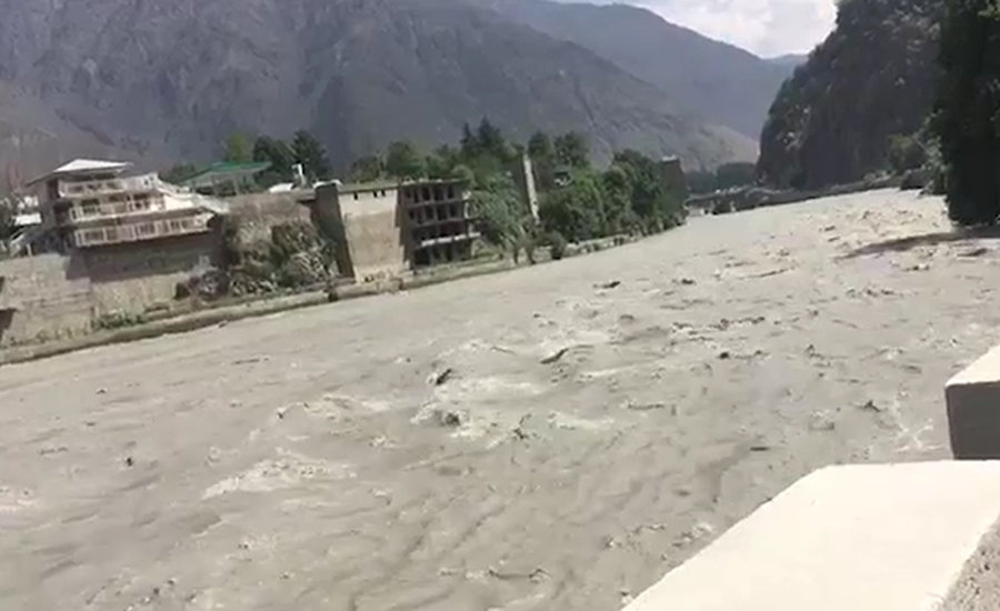 چترال ،سوات سمیت پہاڑی علاقوں میں بارش،دریاؤں میں درمیانے درجے کا سیلاب